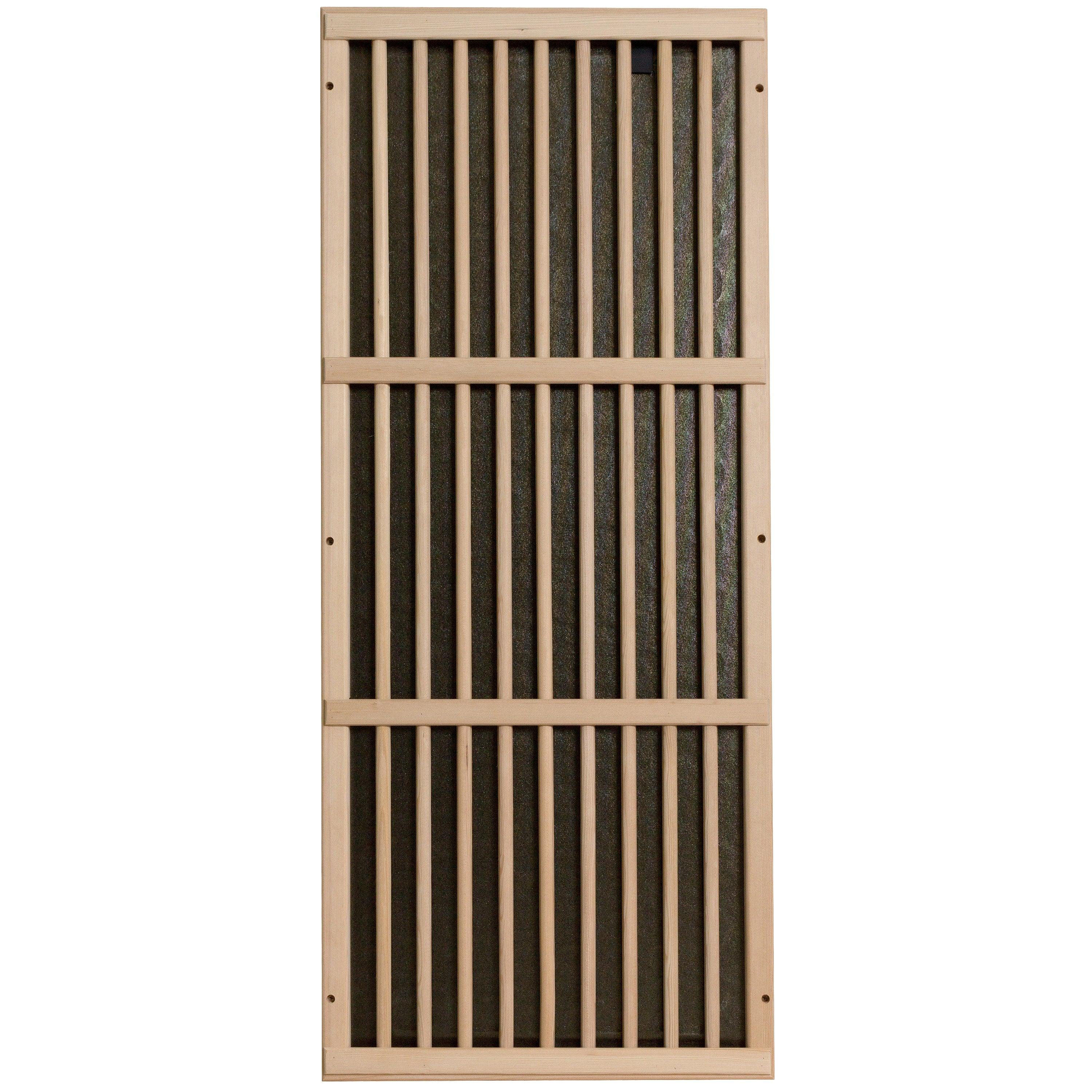 2-Person Carbon Infrared Sauna – Canadian Hemlock Indoor Sauna with 6 Heaters, Audio System & Chromotherapy (1700W)