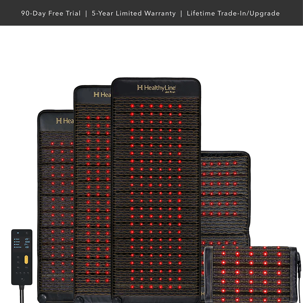 Jet Series PEMF Far Infrared Heating Mat with Red Light Therapy, Gemstones & Negative Ions
