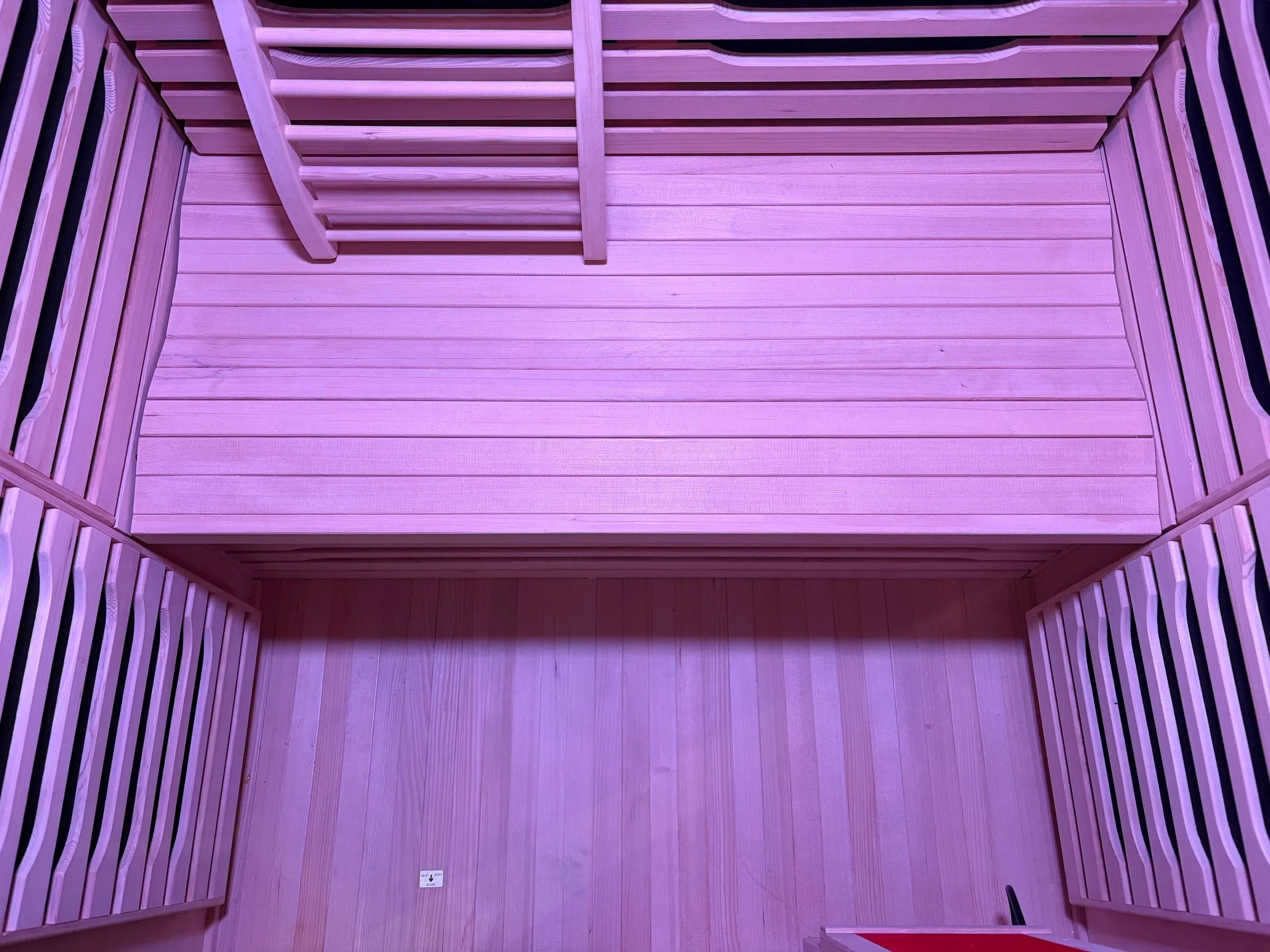 Blisspod Milano Full Spectrum Infrared Sauna – 2 Person Canadian Hemlock (Ultra Low EMF, Chromotherapy)
