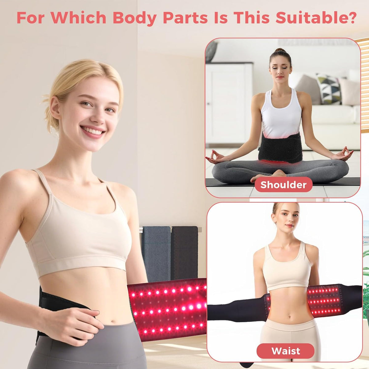 ThermaPulse Dual-Wavelength Red Light Therapy Belt