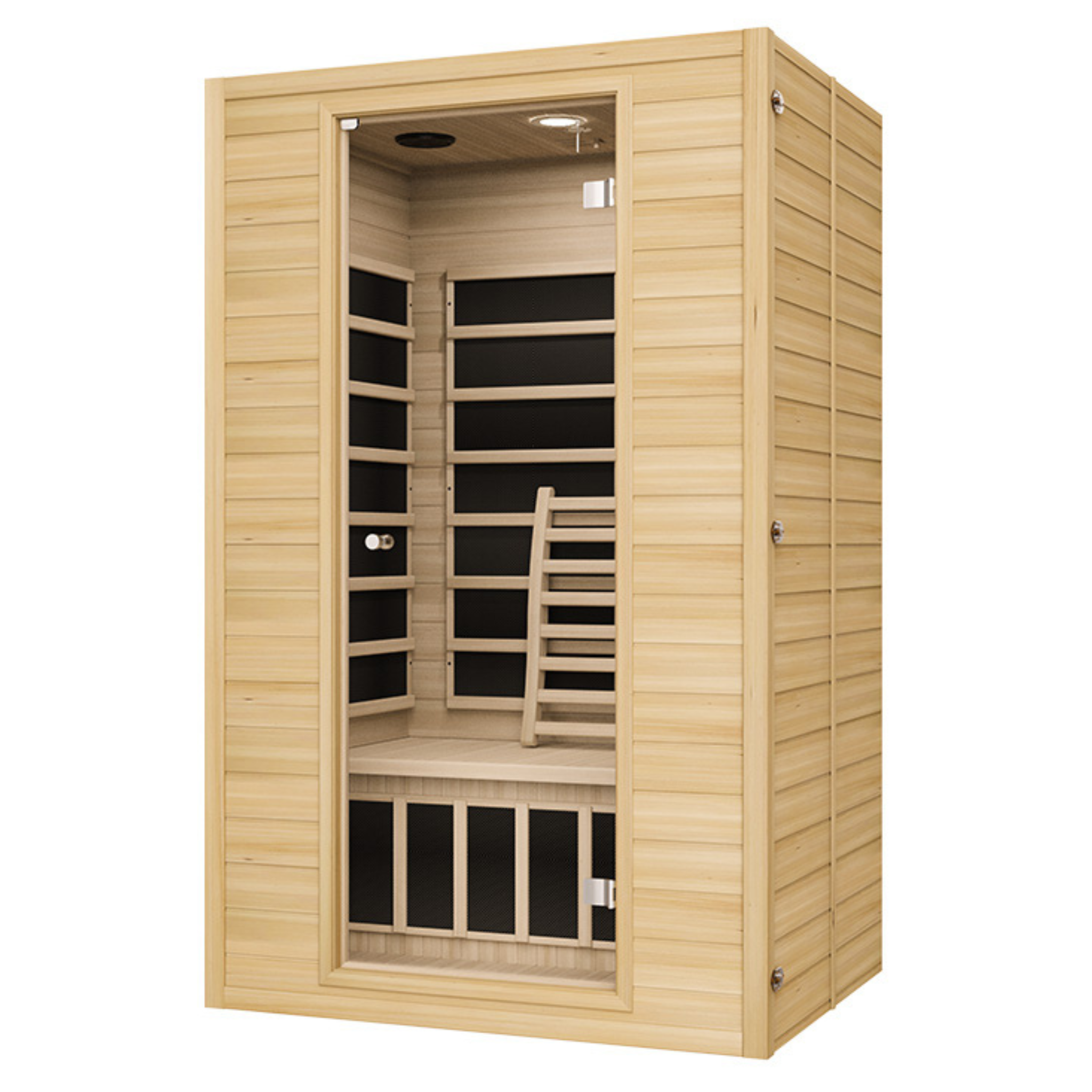 Blisspod Vienna 2 Person Far Infrared Sauna – Canadian Hemlock Low EMF Indoor Sauna