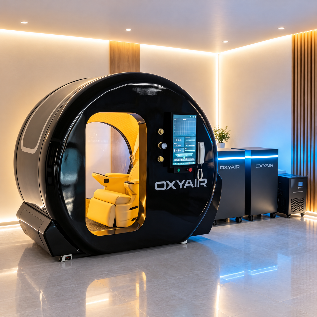 OxyAir OLV-YZD01 2.0 ATA Single-Seat Hard-Shell Hyperbaric Chamber