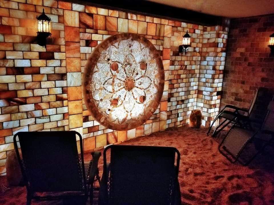 Himalayan Salt Therapy Room Bricks โ 100% Natural Pink Salt Blocks for Sauna Walls, Floors & Wellness Spaces