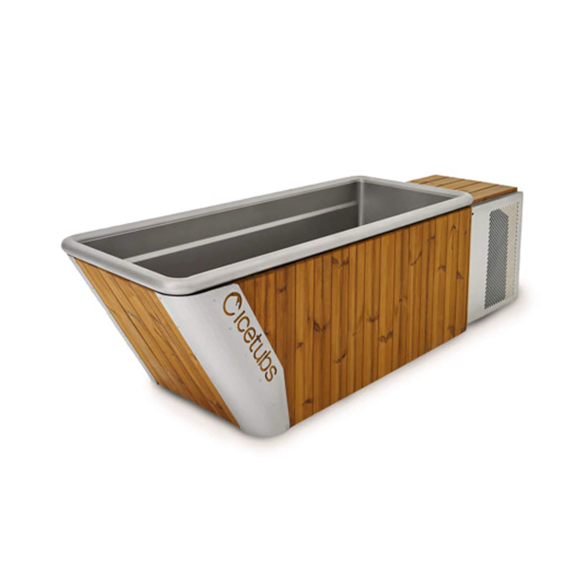 Icetubs Ice Bath Cold Therapy Tub – Thermowood & Stainless Steel Hot/Cold Immersion Tub with Smart Temperature Control & Filtration System