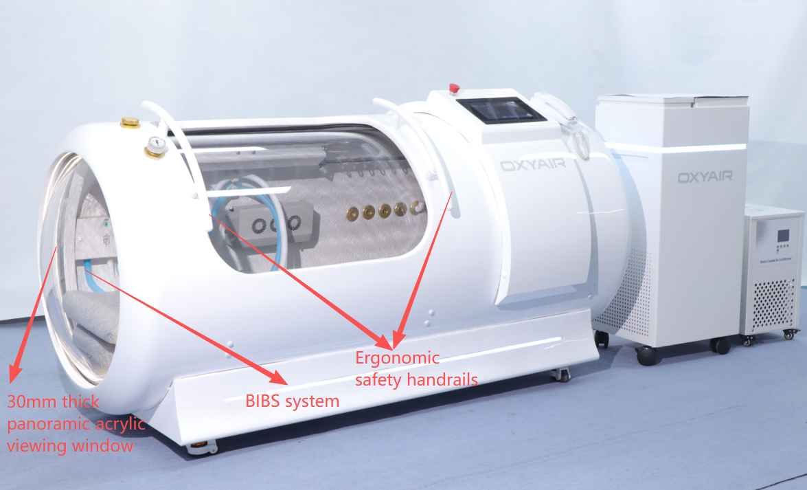 OxyAir OLV-YTD03 1.3–2.0 ATA Single-Person Hard-Shell Lying-Type Hyperbaric Chamber