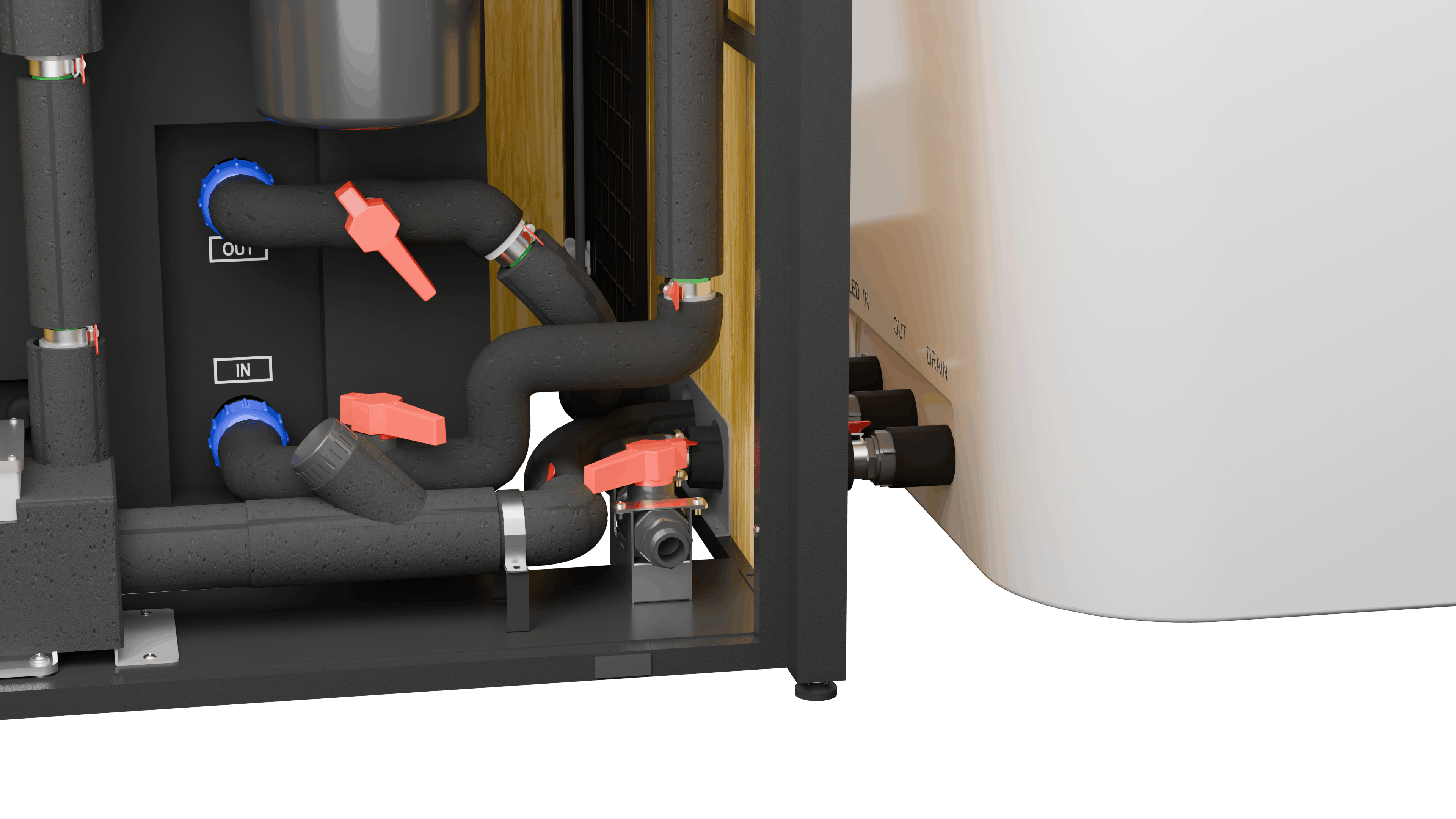 RevX X Tub Acrylic Cold Plunge + LUX High-Performance Chiller & Filtration System