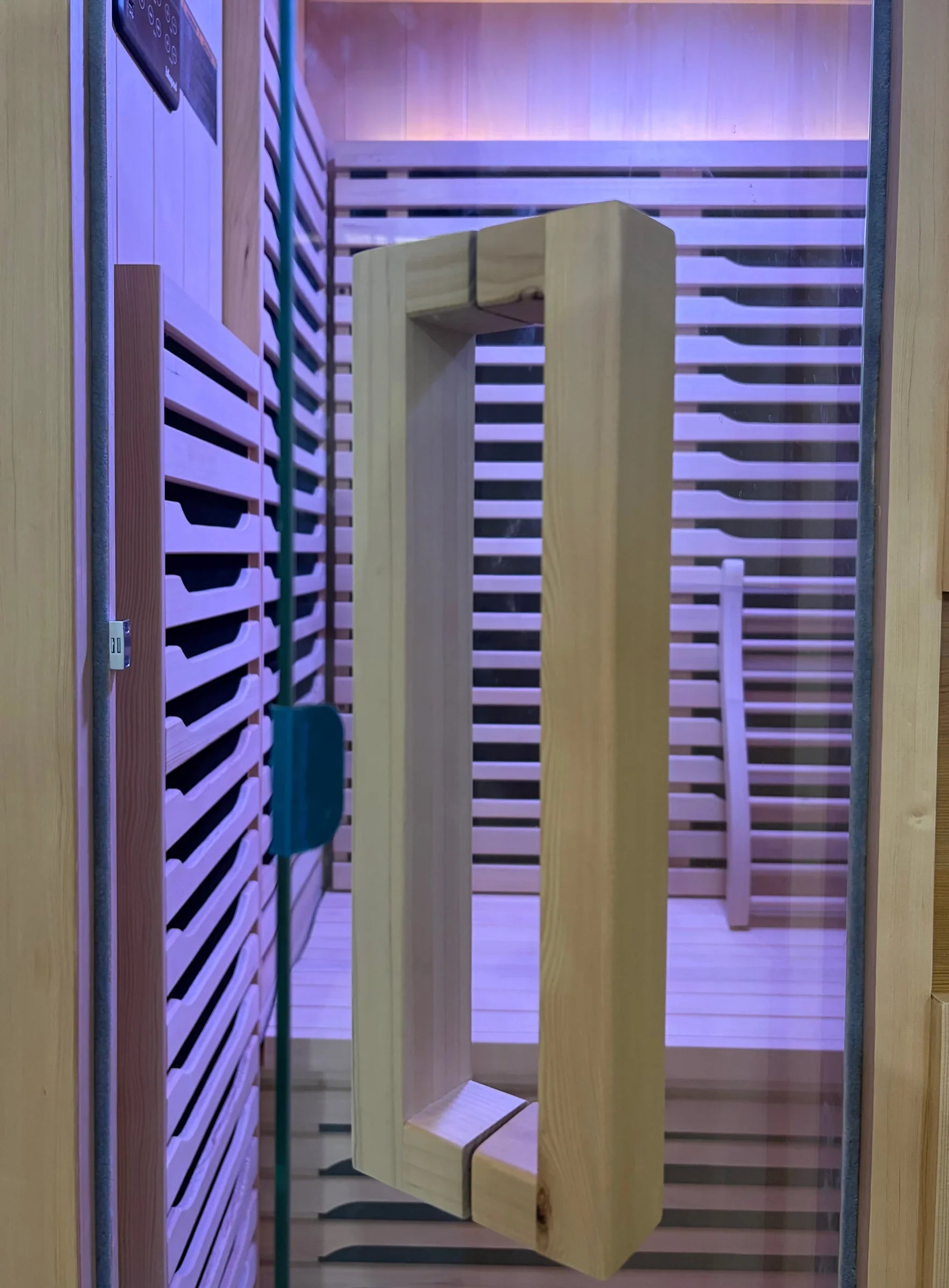 Blisspod Milano Full Spectrum Infrared Sauna – 2 Person Canadian Hemlock (Ultra Low EMF, Chromotherapy)
