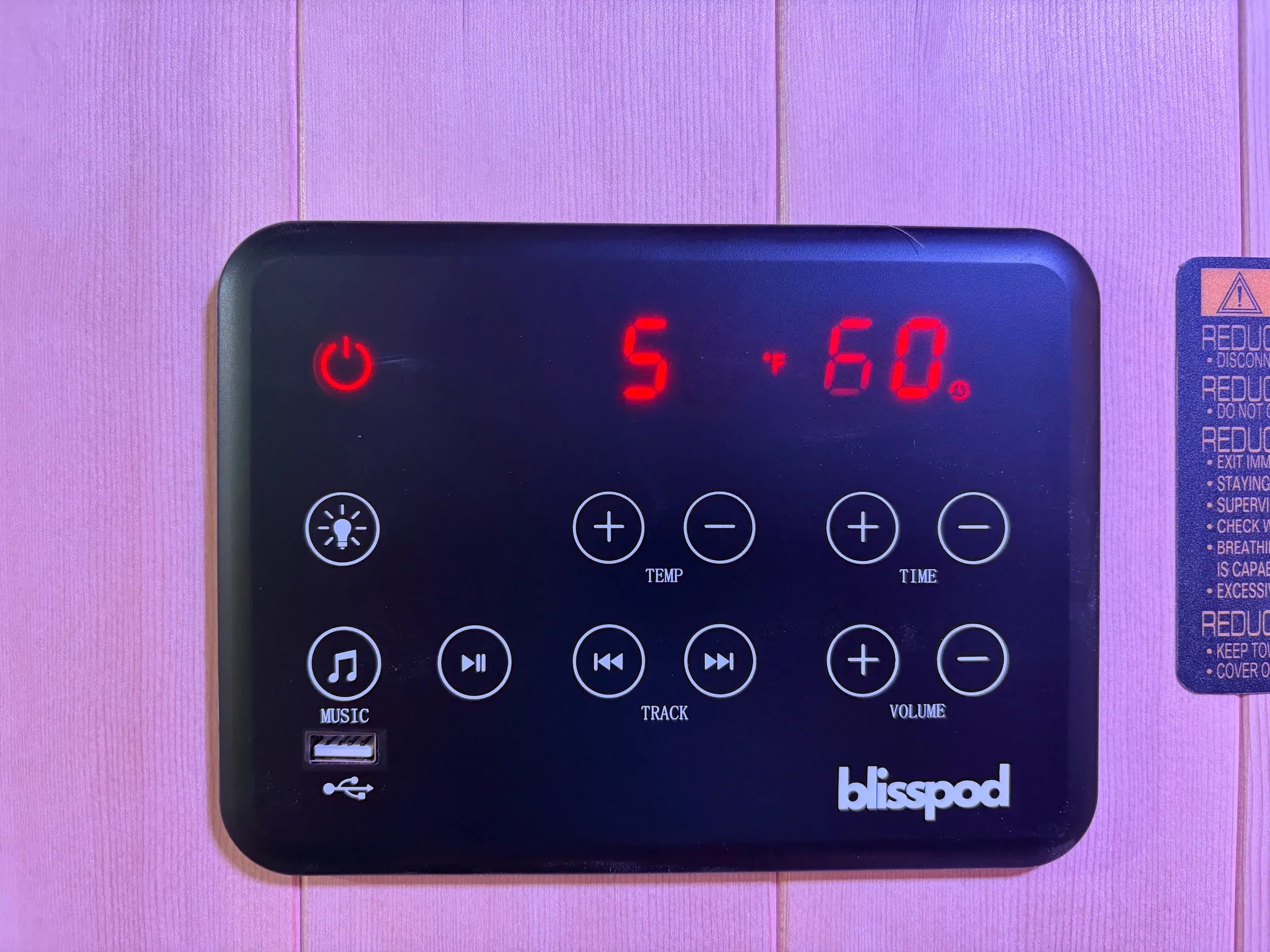 Blisspod Milano Full Spectrum Infrared Sauna – 2 Person Canadian Hemlock (Ultra Low EMF, Chromotherapy)