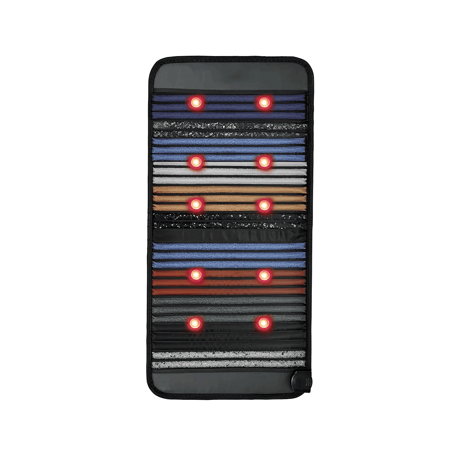 Megelin PEMF Infrared Heating Therapy Mat Pro with Red Light and Gemstone Layer