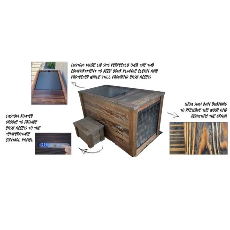 Kooru Premium Shou Sugi Ban Cold Plunge Tub