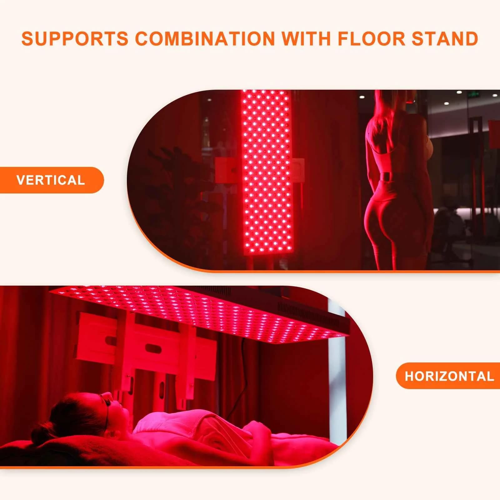 Bontanny Moving Pro Series Red Light Therapy Device with Adjustable Stand