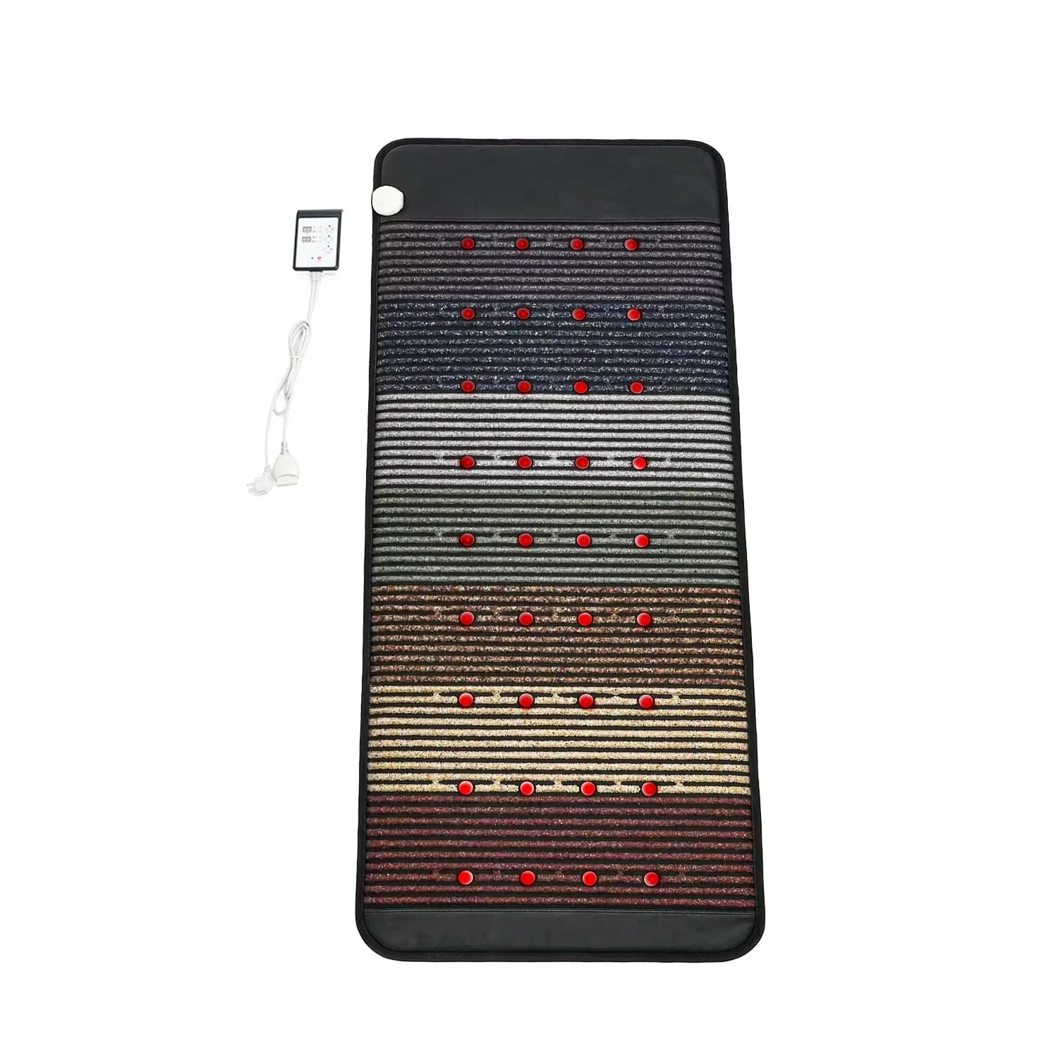 Megelin PEMF Infrared Heating Therapy Mat Pro with Red Light and Gemstone Layer