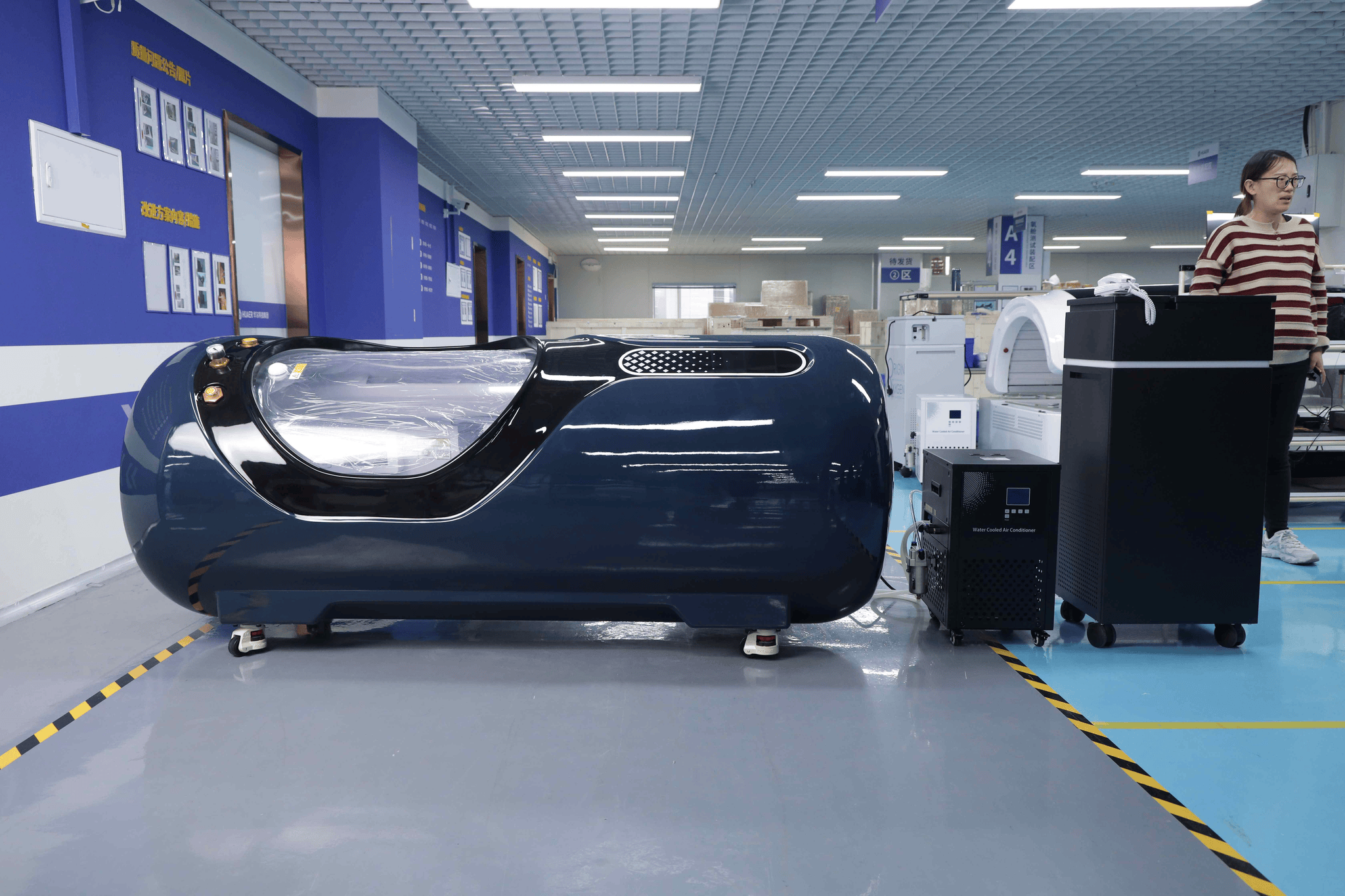 OLV-YTD01, YTD02 Composite Material 2.0ATA Hard-shell Lying Type Hyperbaric Chamber