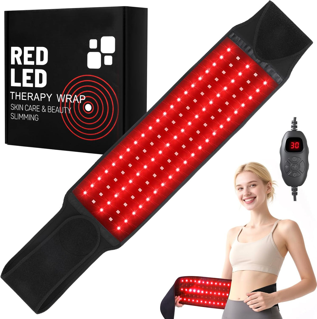 ThermaPulse Dual-Wavelength Red Light Therapy Belt