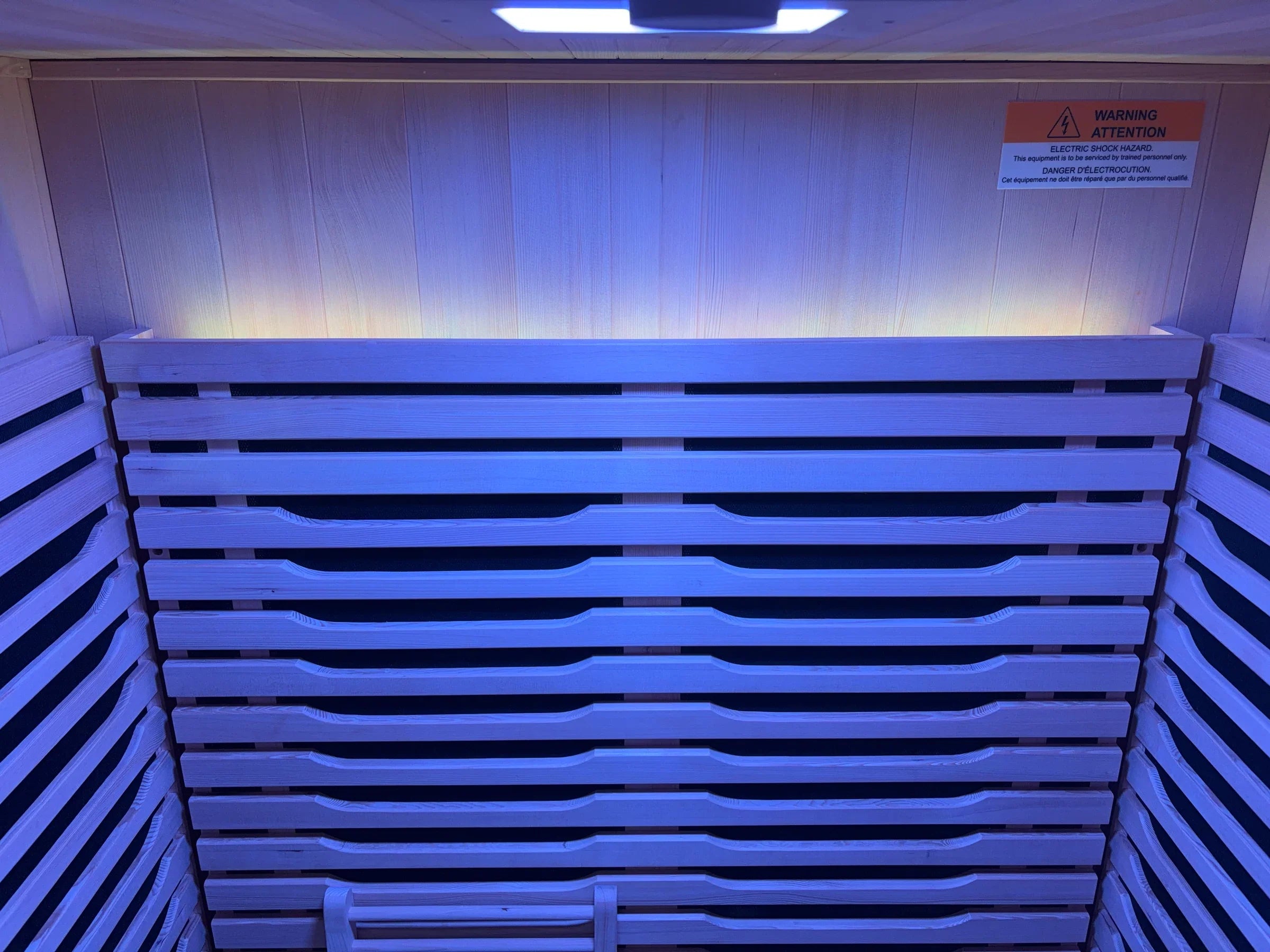 Blisspod Milano Full Spectrum Infrared Sauna – 2 Person Canadian Hemlock (Ultra Low EMF, Chromotherapy)