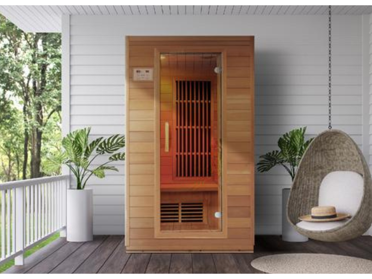 Blisspod Vienna 2 Person Far Infrared Sauna – Canadian Hemlock Low EMF Indoor Sauna