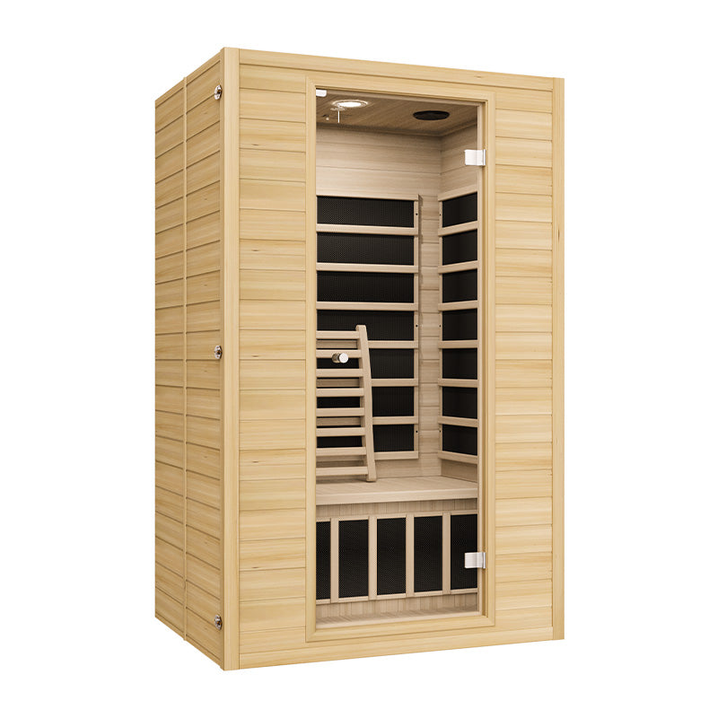 Blisspod Vienna 2 Person Far Infrared Sauna – Canadian Hemlock Low EMF Indoor Sauna