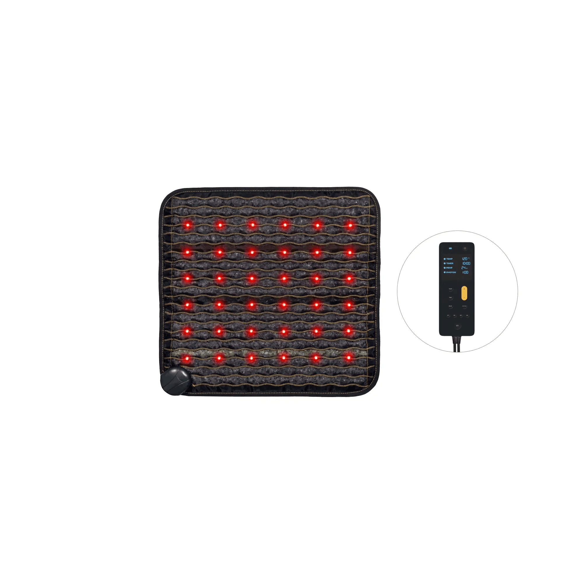 Jet Series PEMF Far Infrared Heating Mat with Red Light Therapy