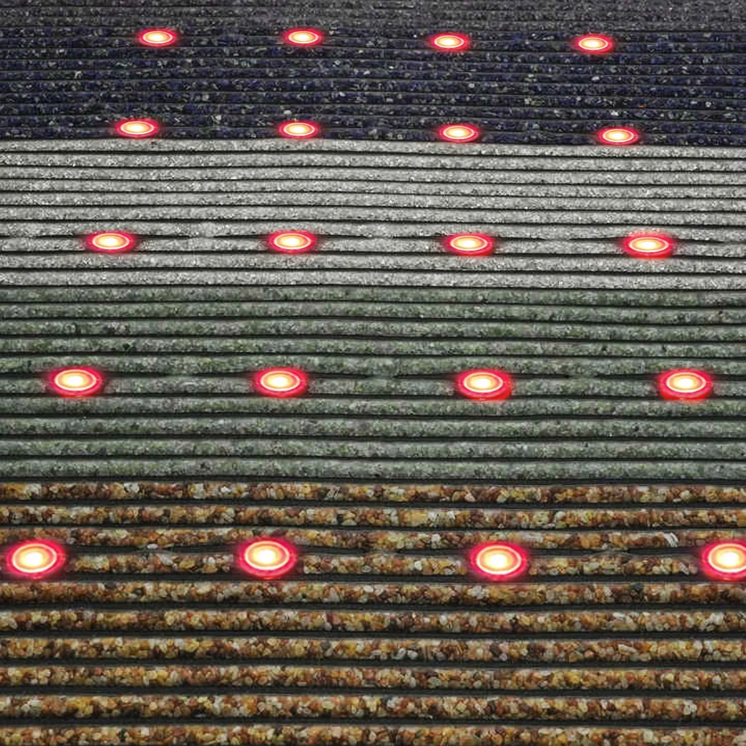 Megelin PEMF Infrared Heating Therapy Mat Pro with Red Light and Gemstone Layer