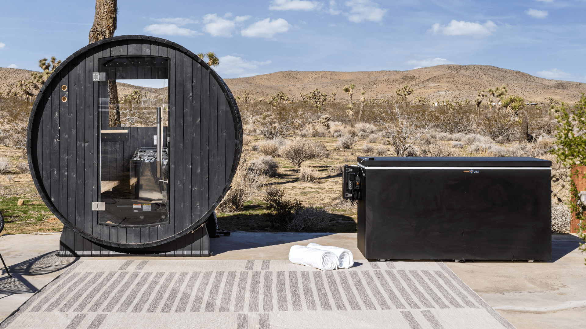 Fire Cold Plunge All-in-One Residential Ice Bath System – Built-in Compressor & Filtration