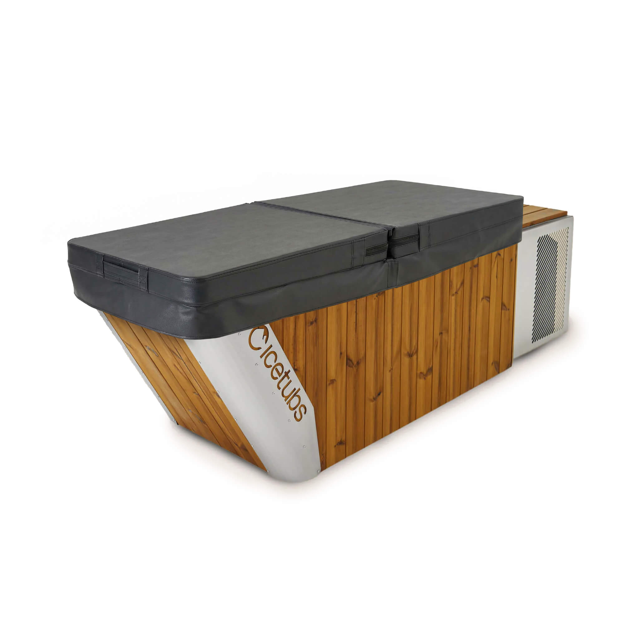Icetubs Ice Bath Cold Therapy Tub – Thermowood & Stainless Steel Hot/Cold Immersion Tub with Smart Temperature Control & Filtration System